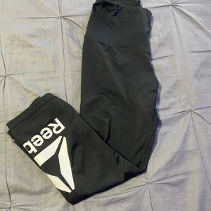 Black mid length leggings